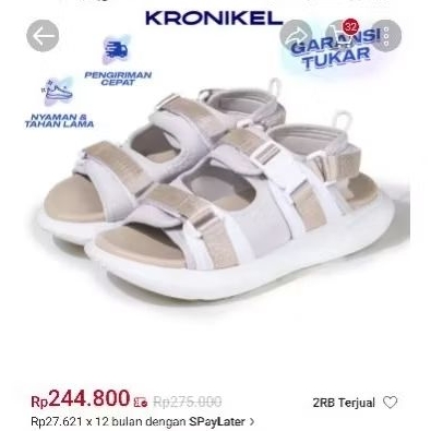 Prelove Kronikel Sepatu Sandal