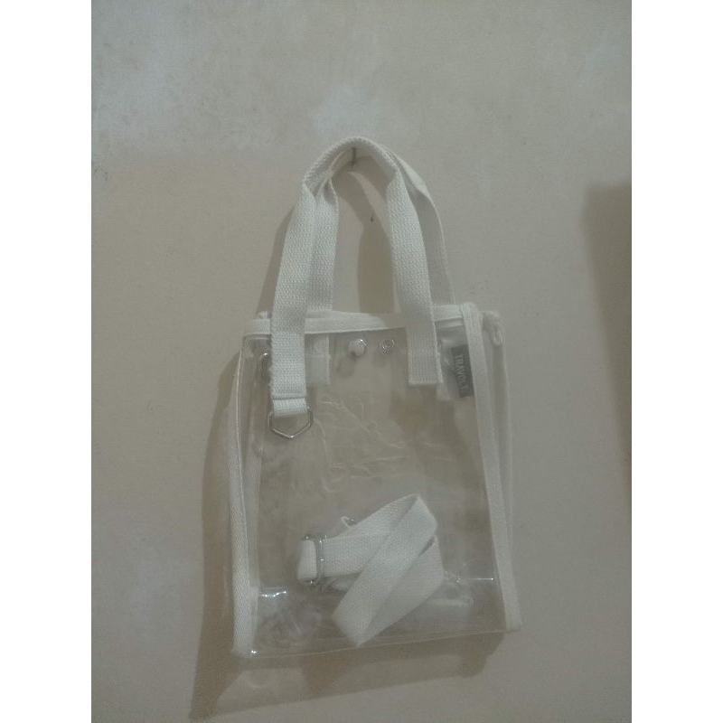 Preloved Mini  Sling Bag - Tas Transparan - Tas Selempang