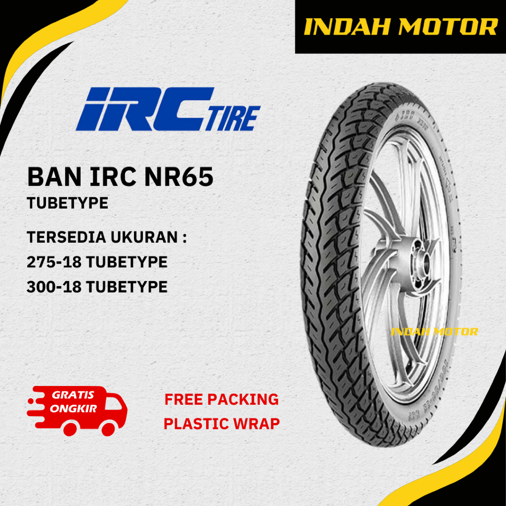Ban Luar IRC NR65 | Ring 18 | Tubetype | 275-18 | 300-18 | Ban Motor