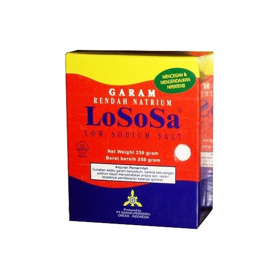 

garam rendah natrium low sodium salt lososa 250