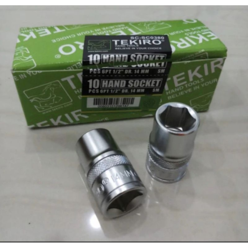 mata sok tekiro 1/2 x 14mm 6pt / kunci shock / anak kunci sok 14mili
