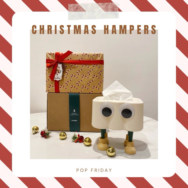 

Christmas Hampers Natal - Tempat Tissue / Sendok Hadiah Kado Gift