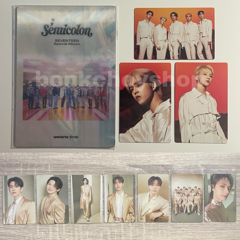 [READY STOCK] seventeen trading card 17RH RIGHT HERE photocard be the sun mingyu semicolon bene lent