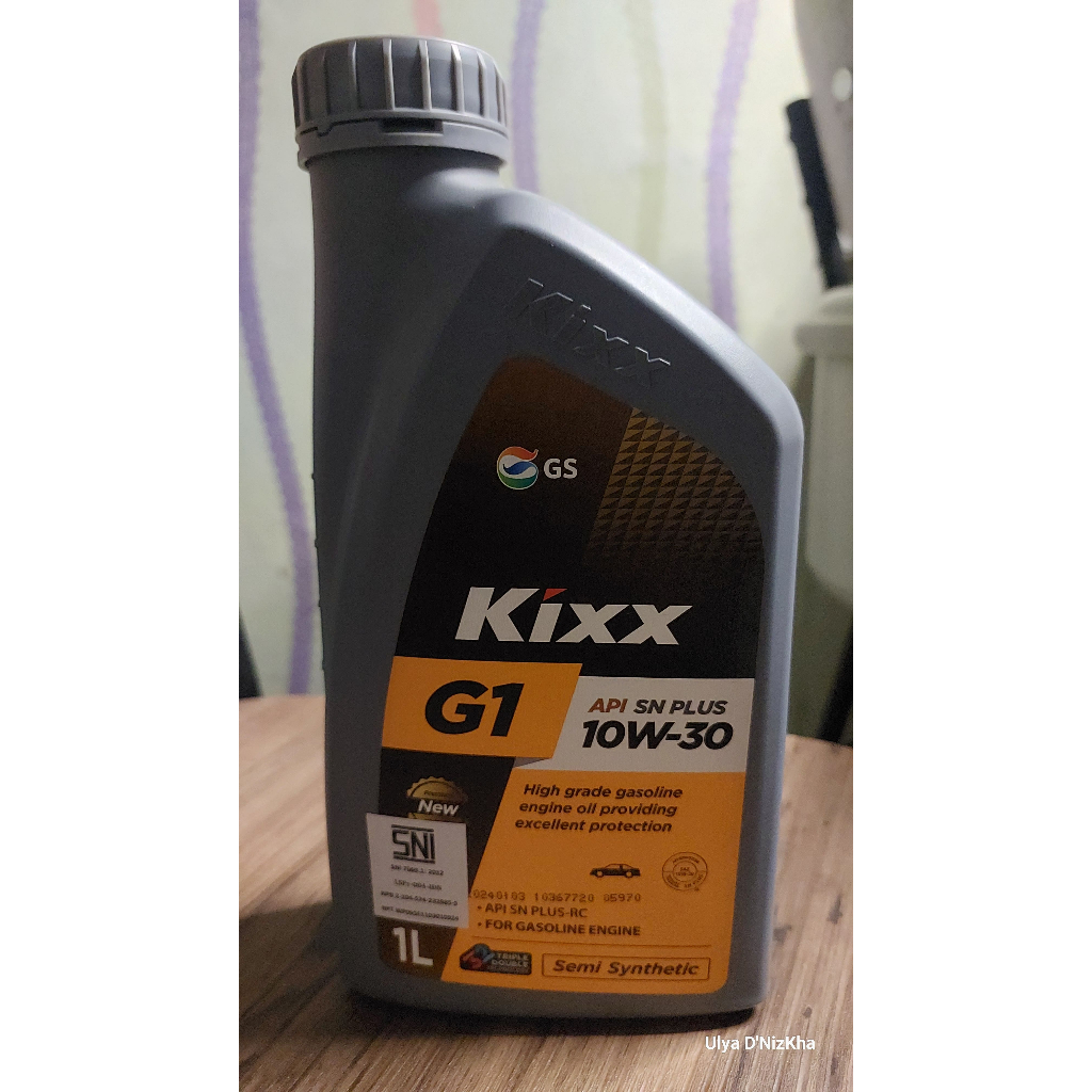 Oli Kixx G1 SN Plus Untuk Mesin Mobil dan Motor Scooter Matic 10w 30 Semi Synthetic 1L Made in Korea