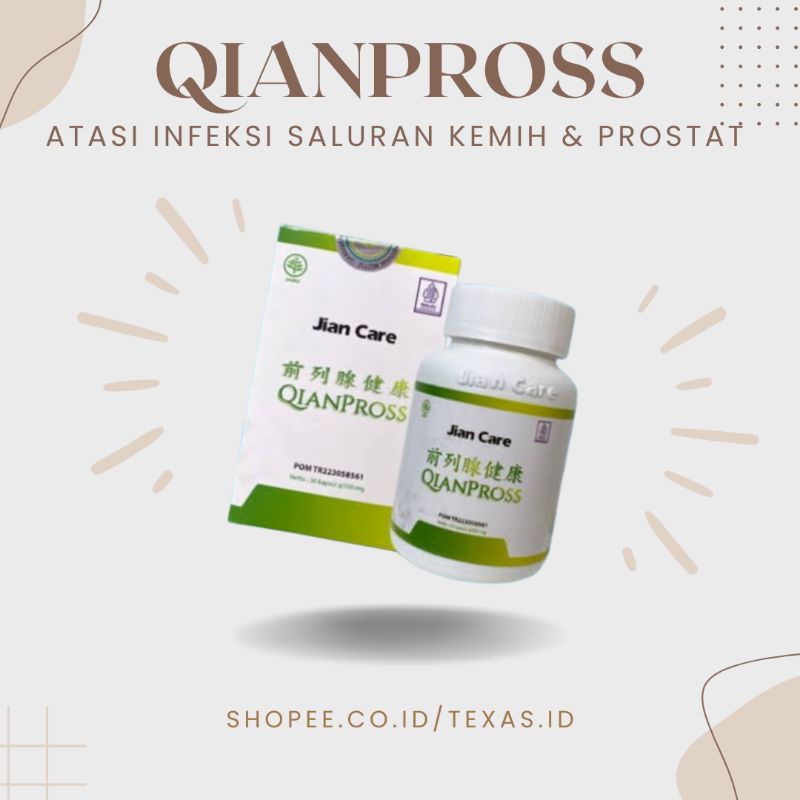 Jian Care Qianpross - Obat Herbal UntukMeredakan Sering Kencing Prostat lISK