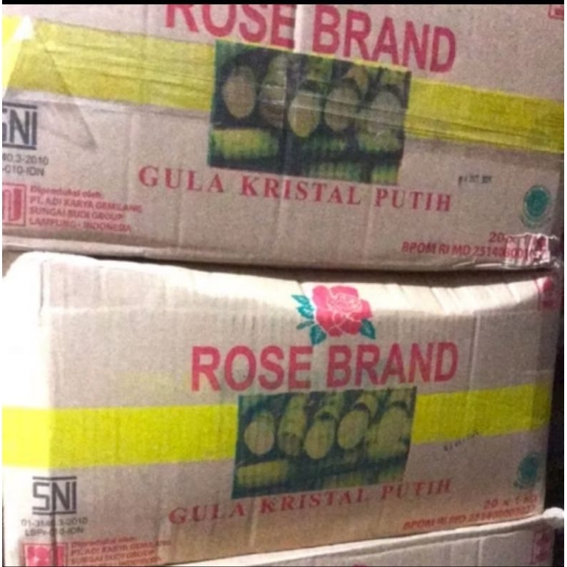 

GULA PASIR ROSE BRAND 1 DUS ISI 20 BUNGKUS VARIAN 1KG X 20PC