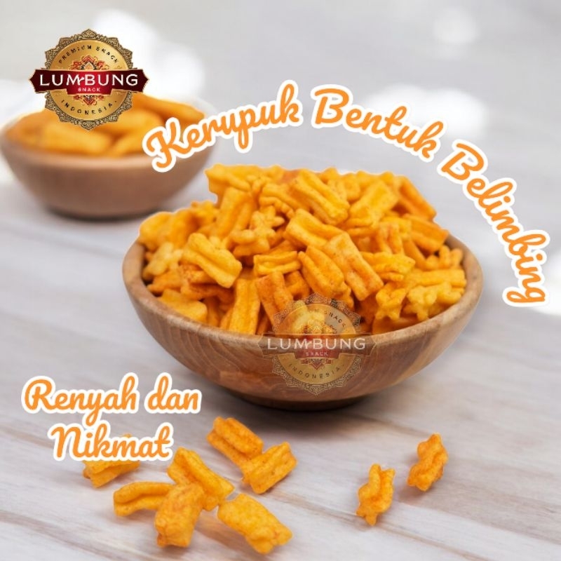 

Krupuk bentuk BELIMBING 250gr RENYAH & NIKMAT