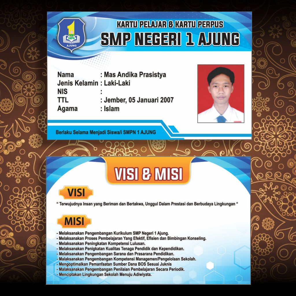 

Cetak Id Cad PVC Custom Murah Awet Anti Luntur