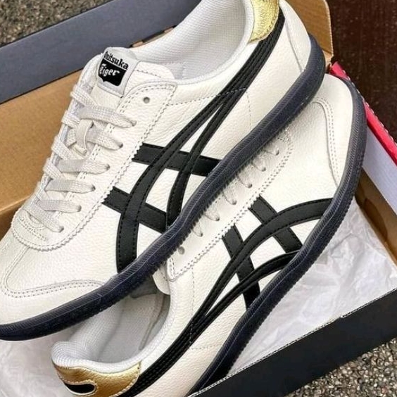 Onitsuka Tiger Tokuten white black gold