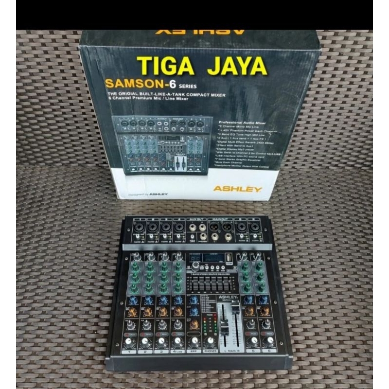 Mixer Audio Ashley Samson 6 Samson6 Channel