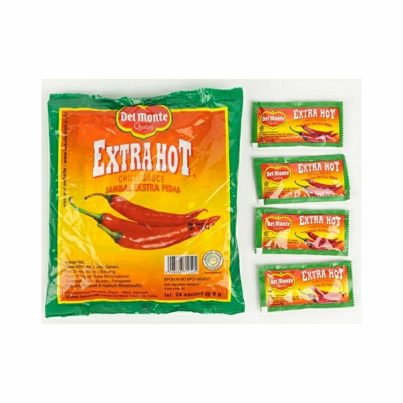 

Del Monte Extra Hot Sambal Ekstra Pedas