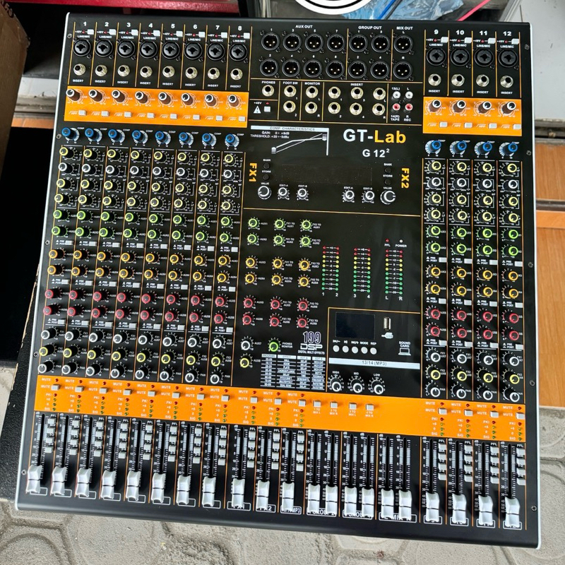 MIXER GT LAB 12 GEN 2 DOUBLE EFX / Mixer Gt lab 12 Gen 2 Double Efx / Mixer gt lab 12 gen2 double ef