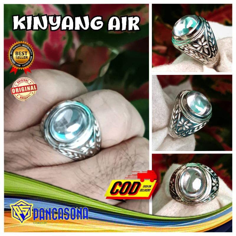 CINCIN BATU AKIK KINYANG AIR TOP NATURAL KRISTAL