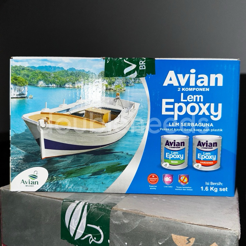 LEM EPOXY AVIAN 1SET 1.6kg / LEM EPOXY SERBAGUNA