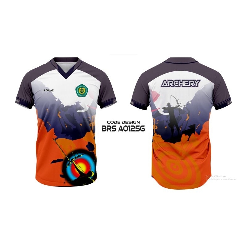 KAOS JERSEY PANAHAN, ARCHERY, KAOS PERPANI, FREE CUSTOM DESAIN