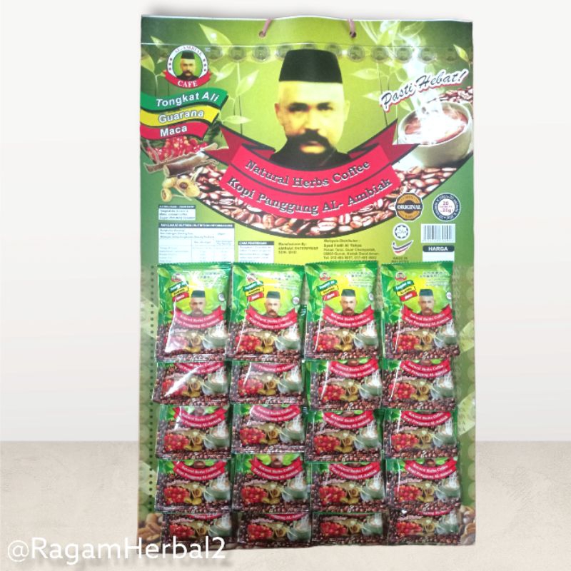 

Kopi Hijau Malaysia Original No 2 Isi 20bks