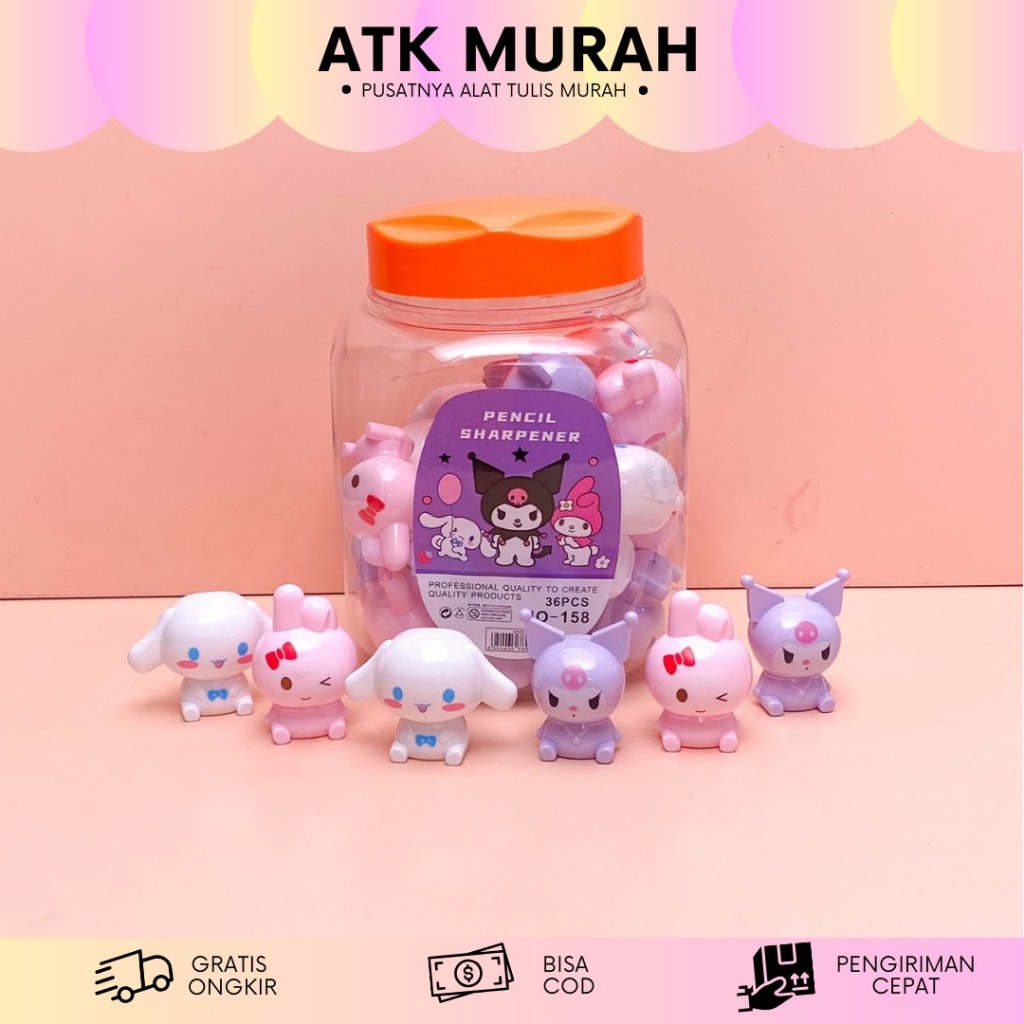

RAUTAN MODEL PLASTIK TOPLES SANRIO R-1472 SHARPENER LUCU ALAT TULIS SEKOLAH IMUT MURAH TERJANGKAU