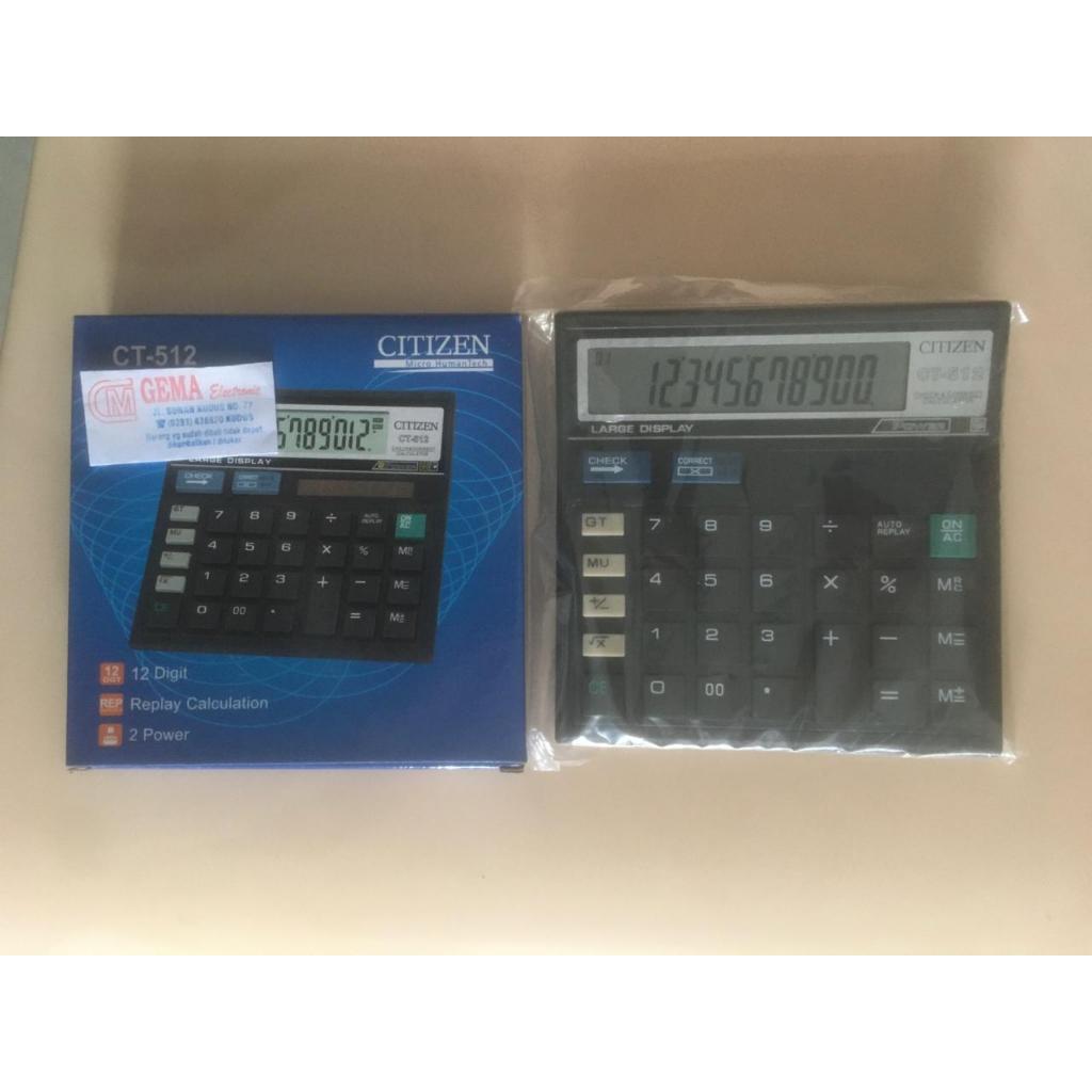 

Kalkulator Citizen CT-512 12 Digit