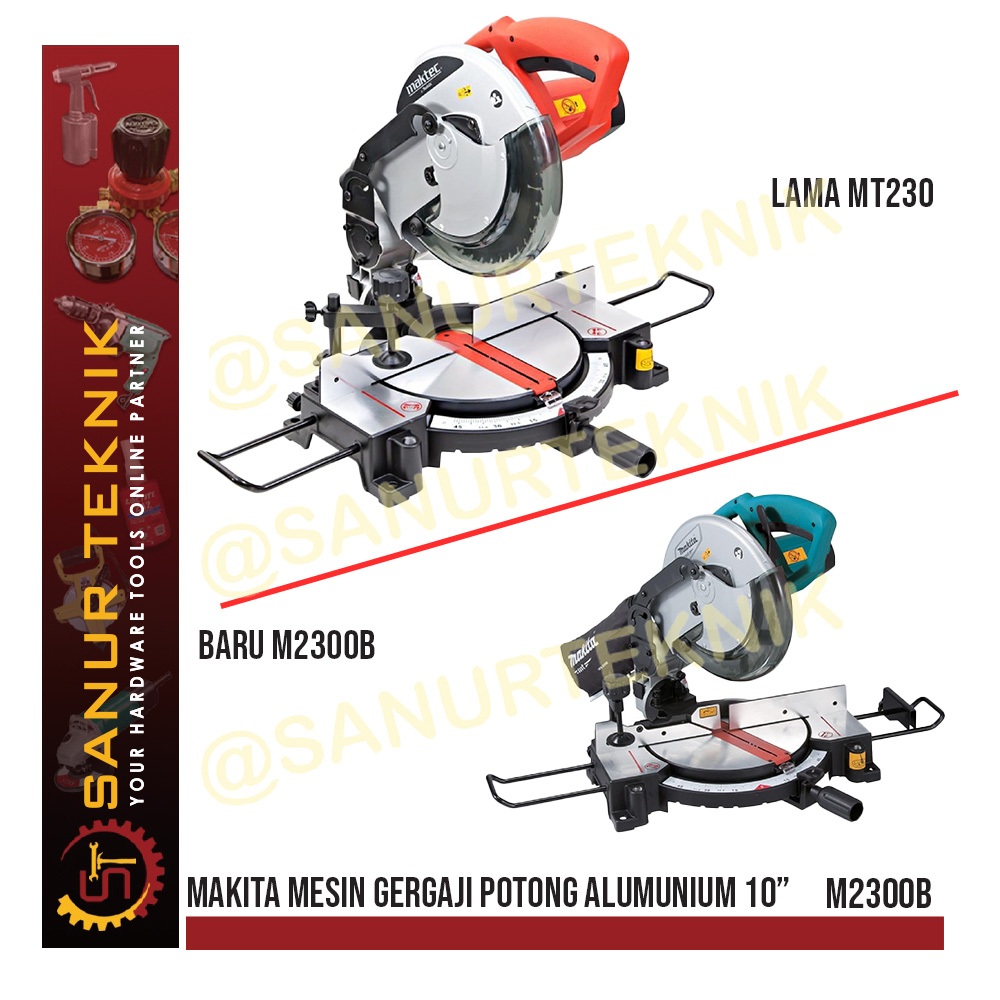 Maktec MT230 MT 230 / Mesin Potong Aluminium 10" Miter Saw 10 inch