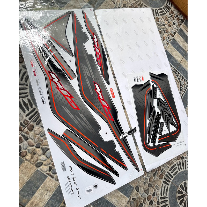 Striping mio soul mx hitam bahan kodak paper thailand