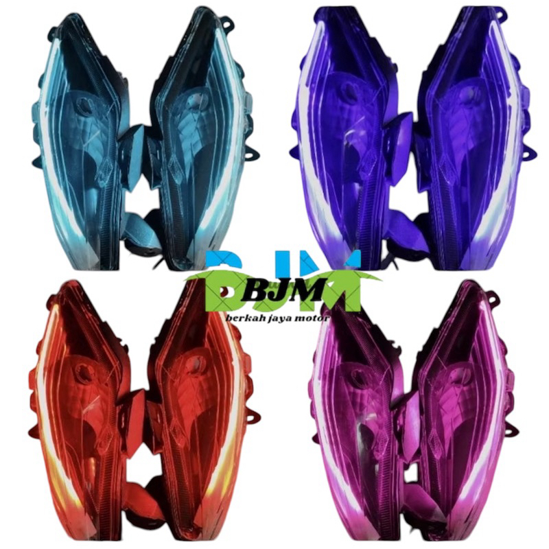 sen sen runing beat led deluxe beat street 2020-2023 custom plus lampu alis