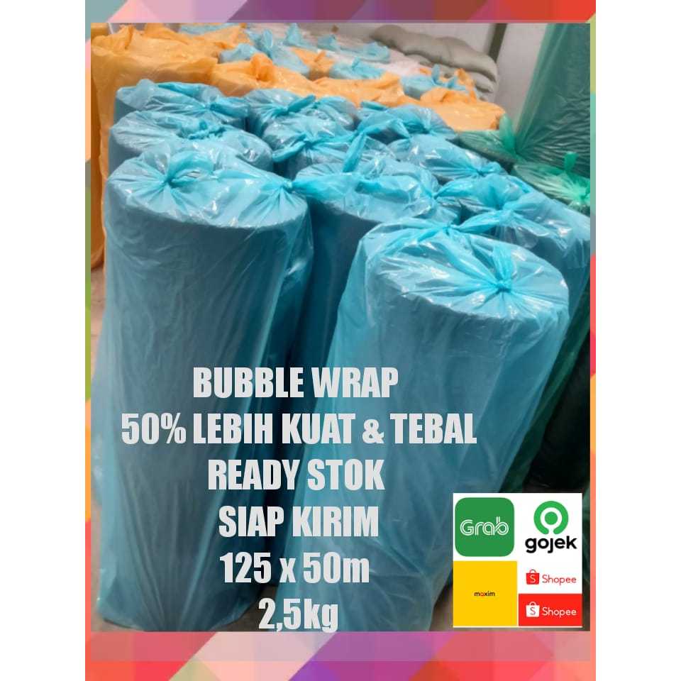 

BUBBLE WRAP TEBAL 50 METER 2,5kg GROSIR TERMURAH SIAP KIRIM
