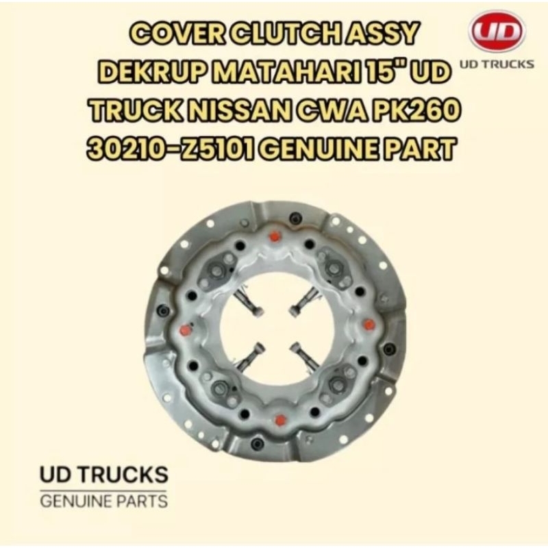 COVER CLUTCH ASSY DEKRUP 30210-Z5101 MATAHARI UD NISSAN CWA PK260 ORI