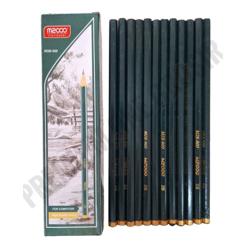 

pencil 2B hijau M2000