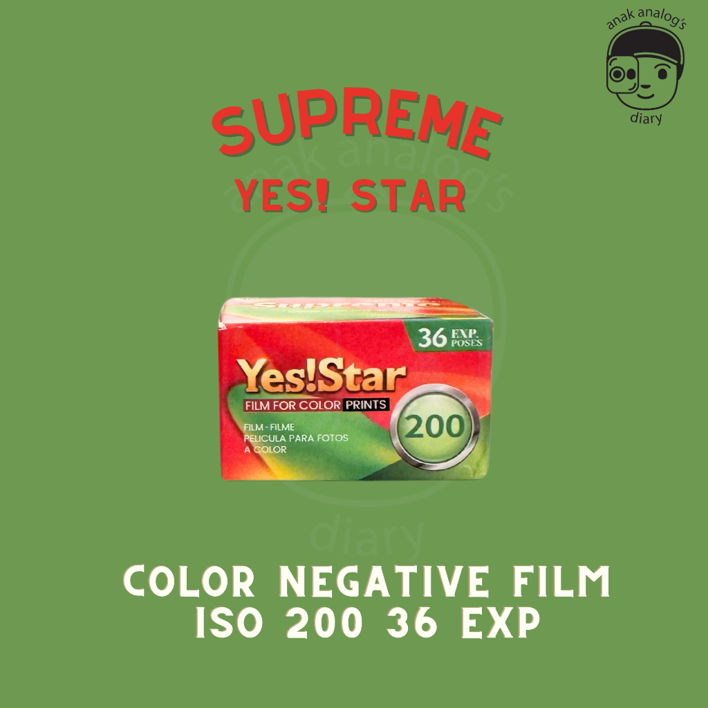 T2T YesStar 200 Roll Film 35mm ISO 200 36exp Color Negative Film RBU