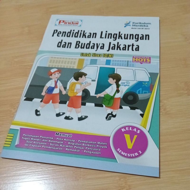 LKS "PINDAI" Pendidikan Lingkungan dan Budaya Jakarta (PLBJ) untuk kelas 5 semester 2 // KURIKULUM M