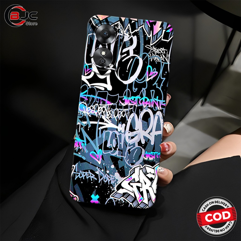 Casing Untuk OPPO A17 Case OPPO A17 Terbaru Softcase OPPO A17 Kesing OPPO A17 Silikon Procamera Maca