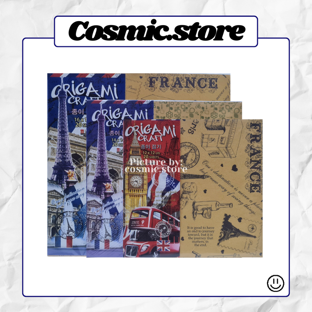 

Cosmic - Origami Kraft/Kertas Lipat Coklat Vintage Alfa