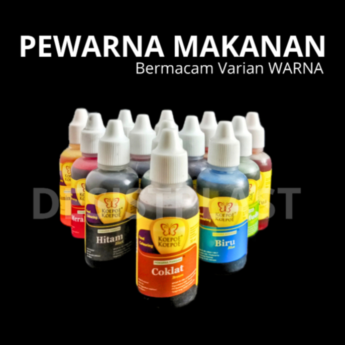 

[MURAH] - | Berbagai Macam Varian WARNA Pewarna | Isi Botol Pewarna 30ML - PEWARNA MAKANAN - PEWARNA KUE - PEWARNA KOEPOE - KOEPOE - PEWARNA AMAN UNTUK MAKANAN DAN KUE - HIGH QUALITY