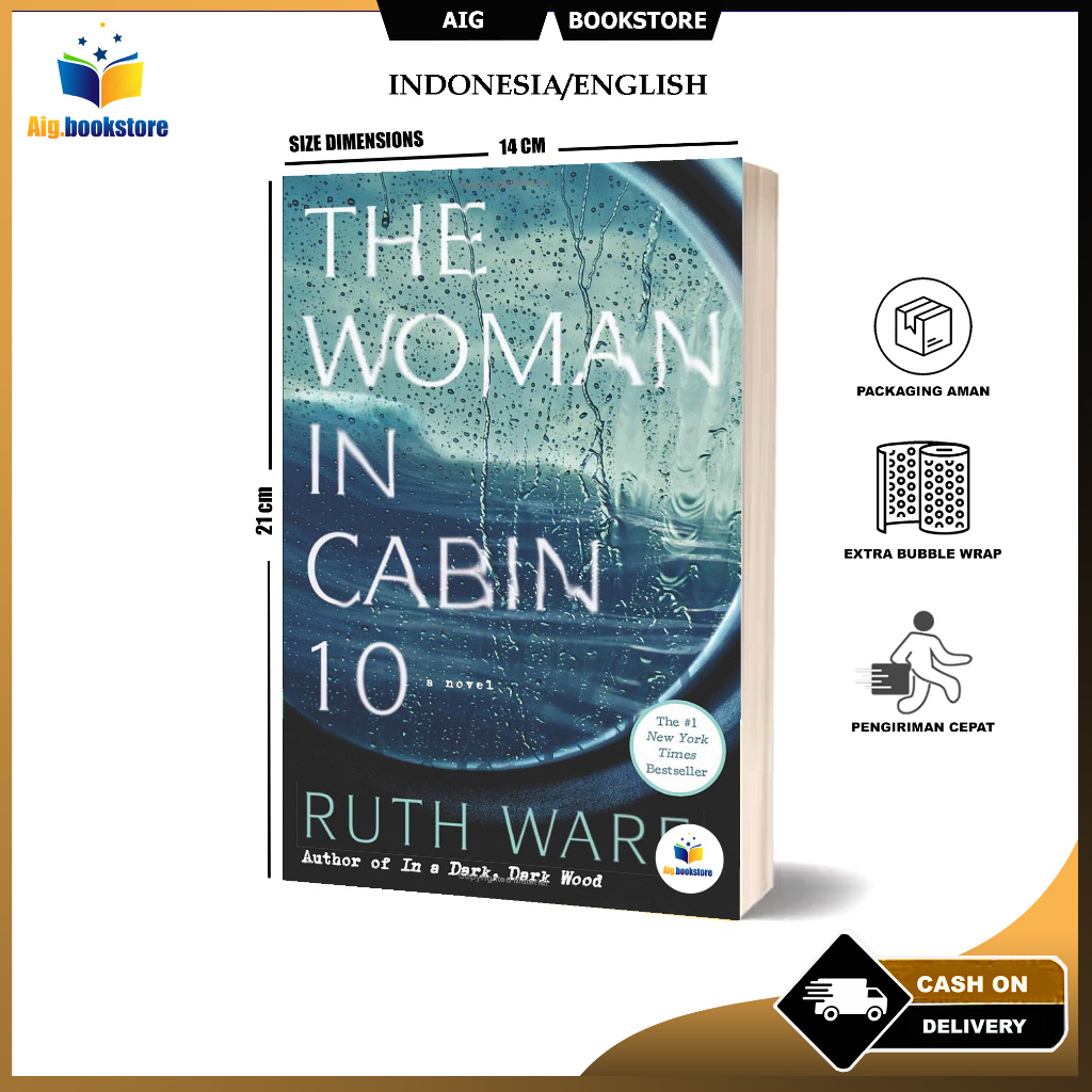 The Woman in Cabin 10 (Wanita di Kabin 10) by Ruth Ware (Indonesia/English)