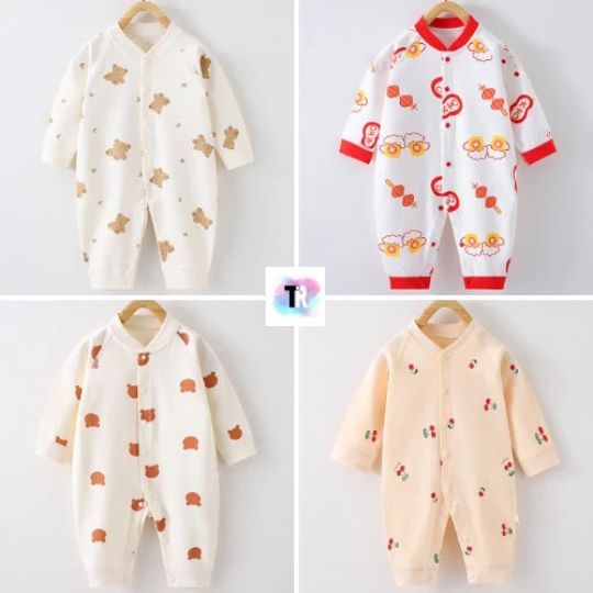 TR | MOKAS Piyama Bayi - Baby Sleepsuit Jumpsuit Jumper Usia 1 - 3 Tahun