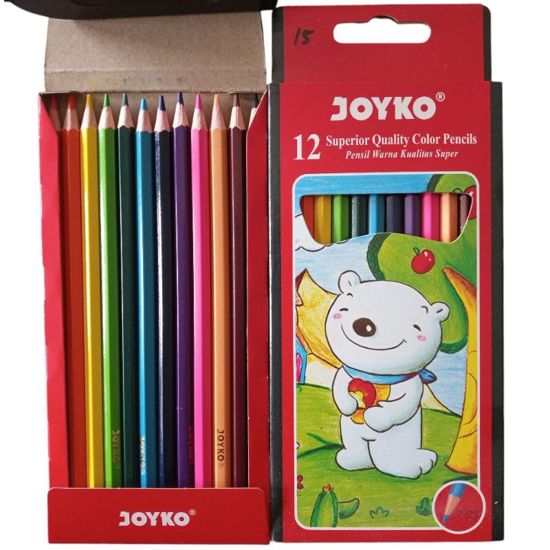 

Pensil Warna Panjang Joyko Kualitas Superior 12 warna