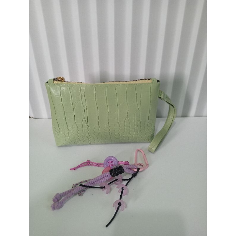 POUCH DOMPET WANITA TERBARU KOREA TAS CROCO WANITA