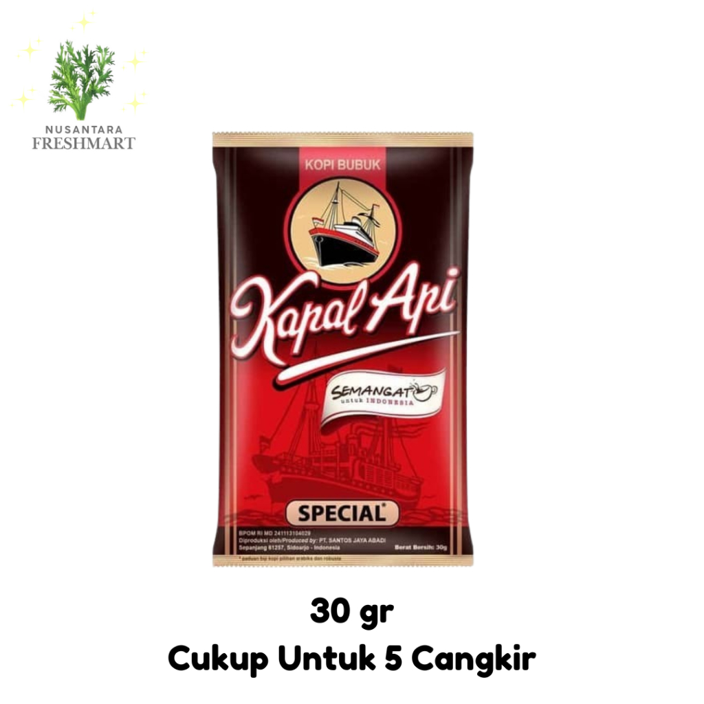 

[Nusantara Freshmart] Bubuk Kopi Kapal Api Spesial 30 gr