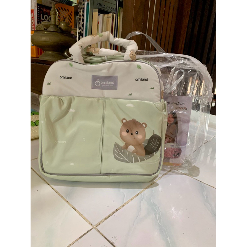 EX KADO TAS BAYI OMILAND  preloved tas bayi OMILAND medium size | diaperbag OMILAND