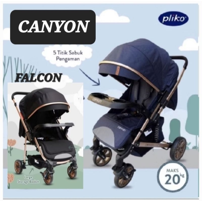 Stroller  Pliko Falcon 390 / Pliko Canyon 650 Reversible Handle