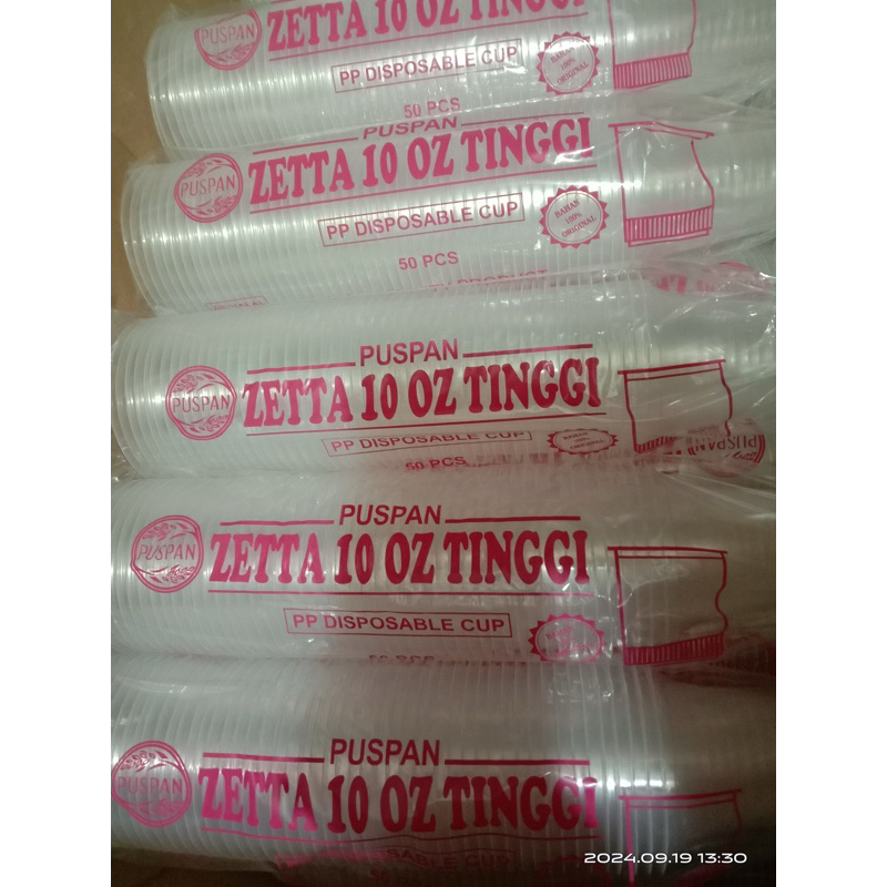 Cup Puspan Zetta Ukuran 10 Tinggi