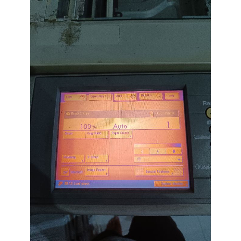 Lcd mesin fotocopy ir 6570 6020 5050 4570