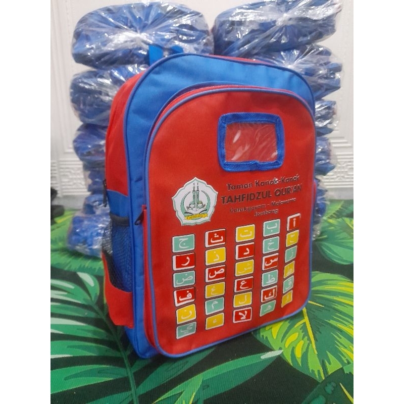 TAS SERAGAM SABLON / TAS SERAGAM SEKOLAH TK / TAS COSTUM