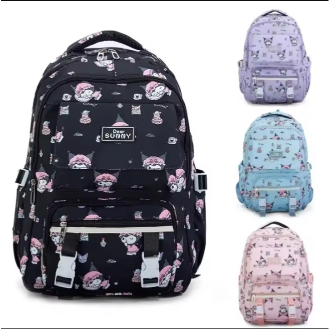 Tas Ransel Anak kuromi / tas sekolah kuromi / tas kuromi import