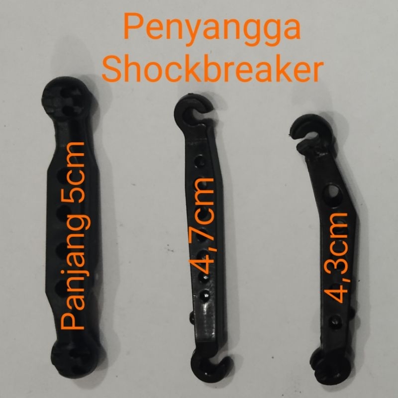 Part RC Rock Crawler Penyangga Stabilizer Gearbox Gardan link road Shockbreaker