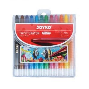 

Krayon Putar Mini Twist Crayon Joyko TWCR - TWCR-12Mini