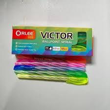 

Pulpen / Ballpoint Orlee Spiral dan Polos Murah