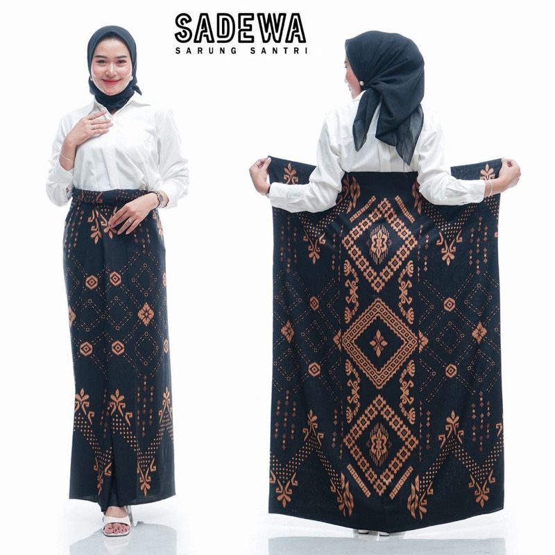 Sarung Goyor Wanita Motif Balimoon Sarung Batik Santriwati Kekinian Sarung Kain Rayon Super