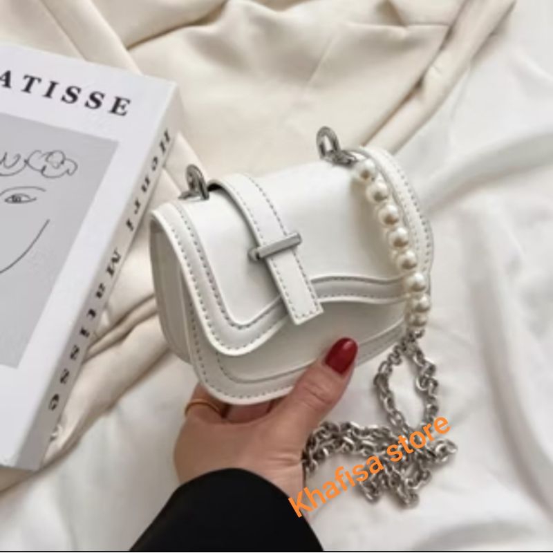 TAS ZELDA(Muat HP)/Tas selempang Wanita tali Rantai/Tas Selempang  Wanita/Tas Viral Wanita/Tas Pesta