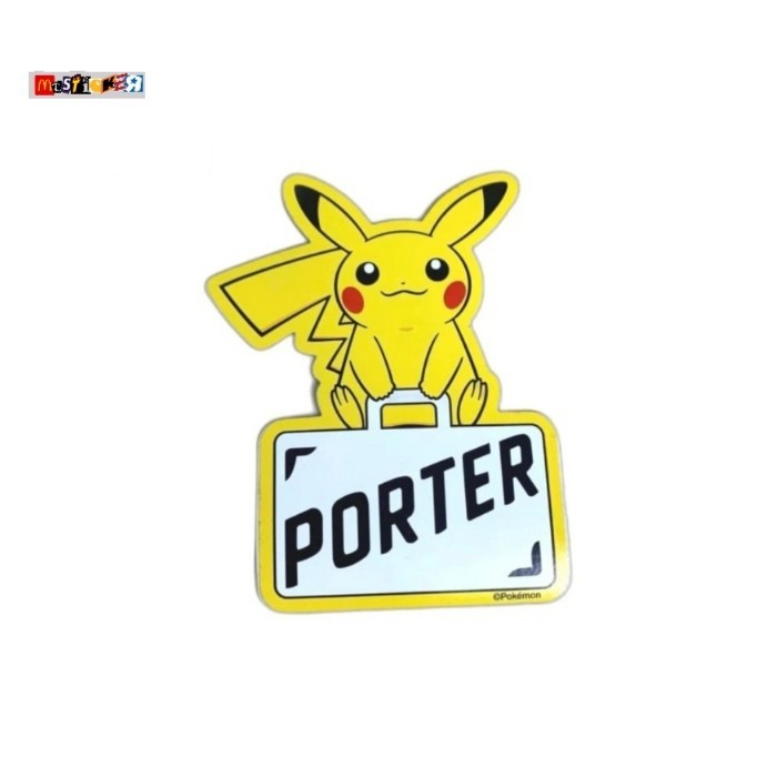 

sticker Pokemon x Porter Yoshida Kaban company Tokyo diecut stiker